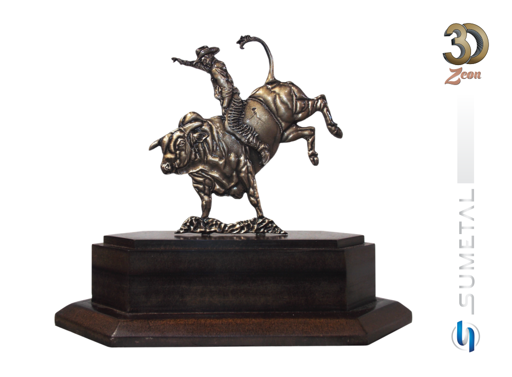 Troféu Touro 3 Bases TR0900 OV