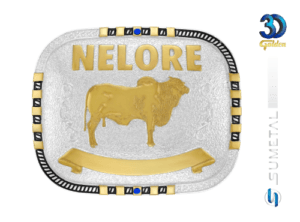 14167F PD Fivela Country Masculina Nelore