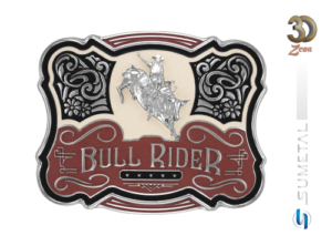 Fivela Country Masculina Touro Bull Rider 11223F NI