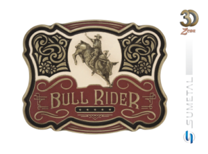 Fivela Country Masculina Touro Bull Rider 11223F OV