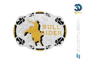 Fivela Country Masculina Touro Bull Rider 12458F PD