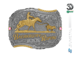 14416F PVD Fivela Country Breakaway Roping Feminina