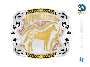 Fivela Country Cavalo Appaloosa 14404F PDC