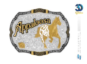 Fivela Country Cavalo Appaloosa 14419F PD