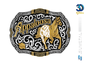Fivela Country Cavalo Appaloosa 14419FJ PD