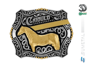 14420FJ ND Fivela Country Cavalo Crioulo