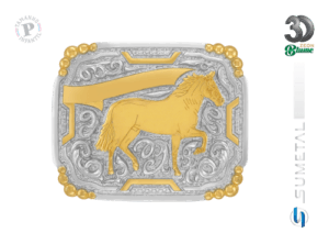 Fivela Country Cavalo Mangalarga Infantil 15448F ND