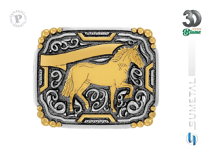 Fivela Country Cavalo Mangalarga Infantil 15448FE ND