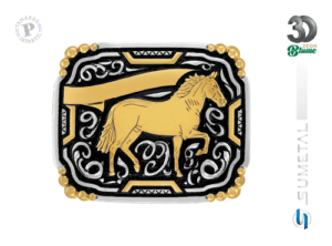 Fivela Country Cavalo Mangalarga Infantil 15448FJ ND