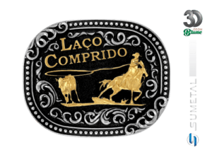 14278FJ ND Fivela Country Laço Comprido Masculina