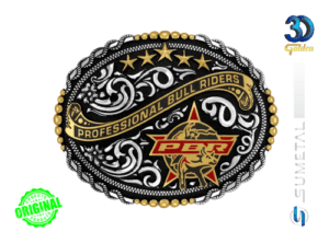 Fivela Country Masculina PBR professional Bull Riders 12736FJ PD