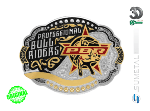 14354FJ ND Fivela Country Masculina PBR Professional Bull Riders