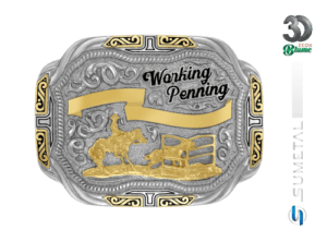 Fivela Country Working Penning G Clara 14367F ND - Frente
