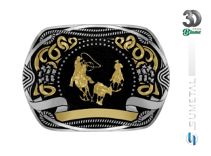 Fivela Country Team Roping Masculina 14411FJ ND