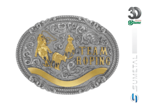 Fivela Country Team Roping Masculina 14134F ND