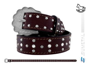 Cinto Country Infantil Couro Café CT0069