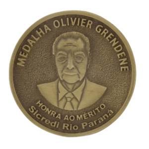 Medalha Personalizada De Honra Ao Mérito Sicredi ET1088 OV