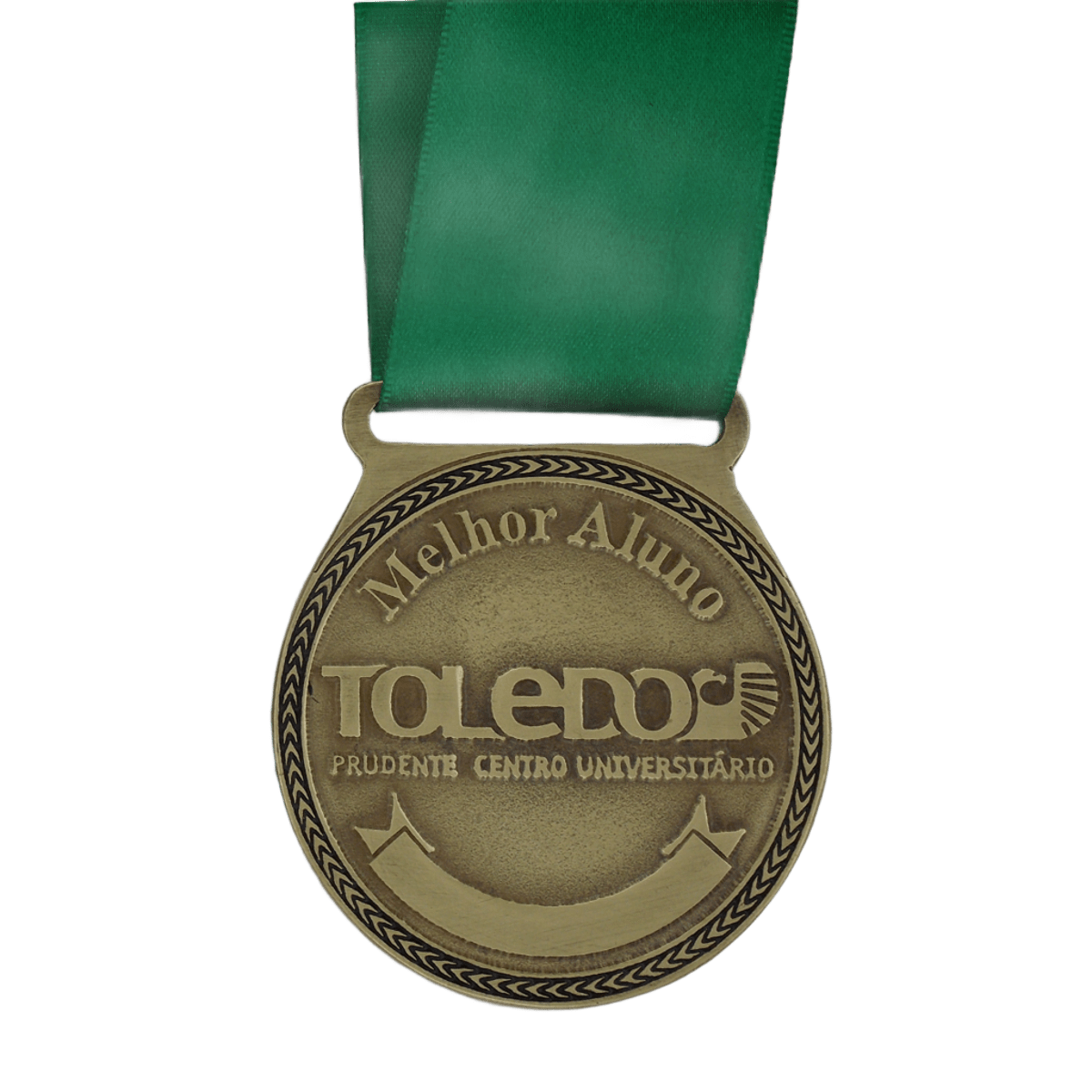 Medalha Personalizada Melhor Aluno Toledo - Verso