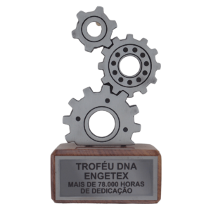Troféu Personalizado Tecnologia Destaque Engetex 1 Base TR1075 PV