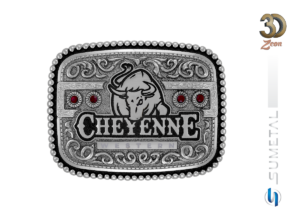 Fivela Country Personalizada Marca Cheyenne Western 15529FE NI