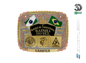 Fivela Country Personalizada Ranch Sorting Rei Do Sul Campeão15604F NDC
