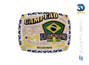Fivela Country Personalizada Team Roping DSL Brasil 2024 15530F PDC