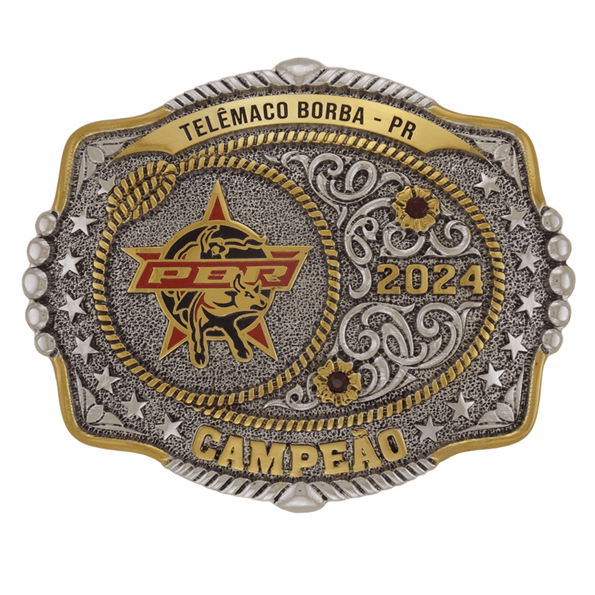 PD Fivela Country Masculina PBR Professional Bull Riders